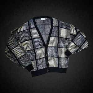 Vintage graphix 80s cosby buttondown oversized cardigan